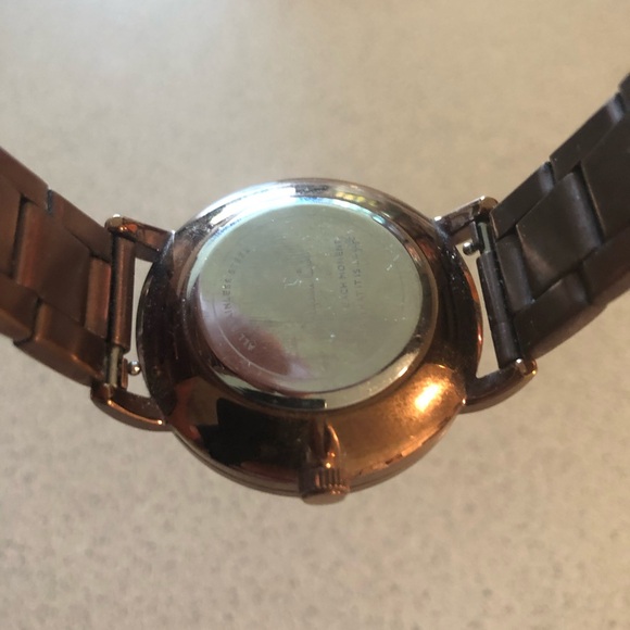 Origami Owl Chocolate Signature Locket watch w/ Swarovski Crystals - Picture 3 of 3